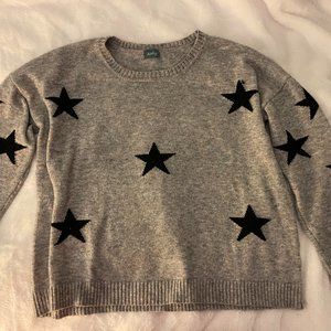 Neely Grey Heather Star Sweater
